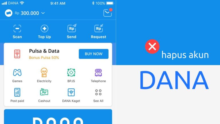 Cara Hapus Akun DANA Premium Non Premium Secara Permanen