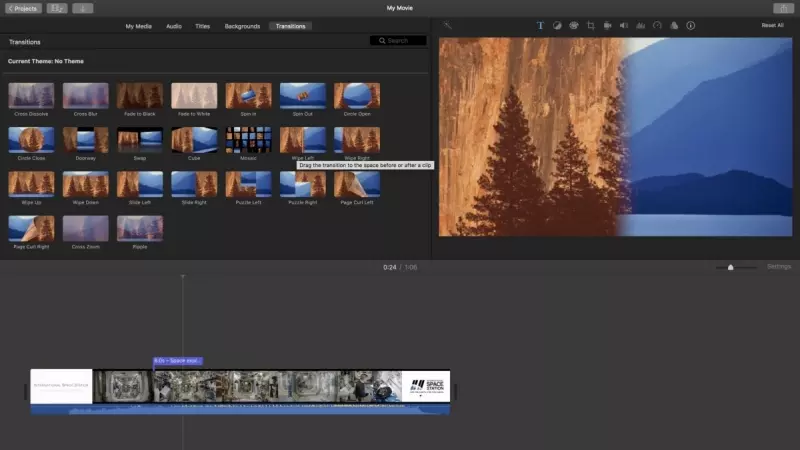 imovie - aplikasi edit video pc untuk mac
