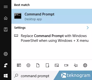 menu command prompt windows