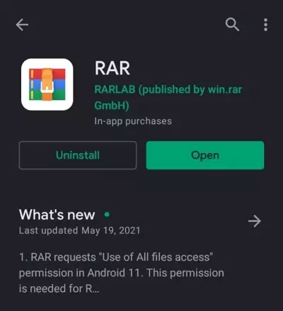 aplikasi rar di android