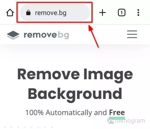 buka situs remove background