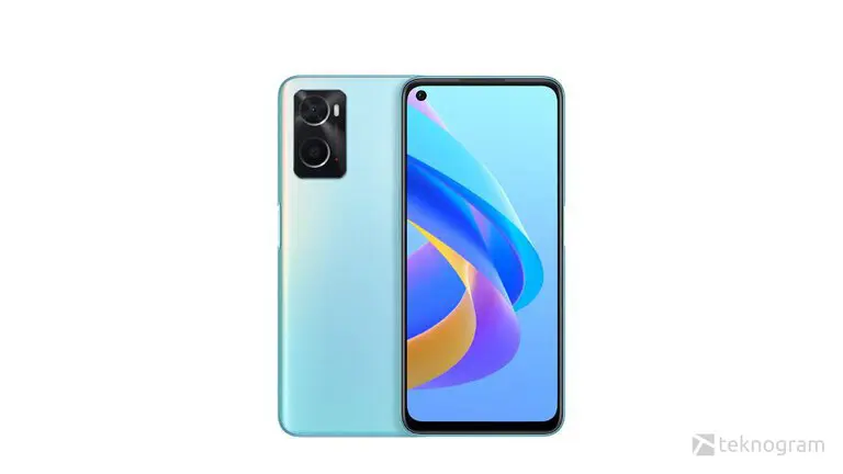 foto oppo a76 bagian depan dan belakang