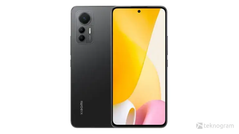 foto xiaomi 12 lite bagian depan dan belakang