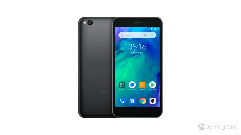 foto xiaomi redmi go bagian depan dan belakang