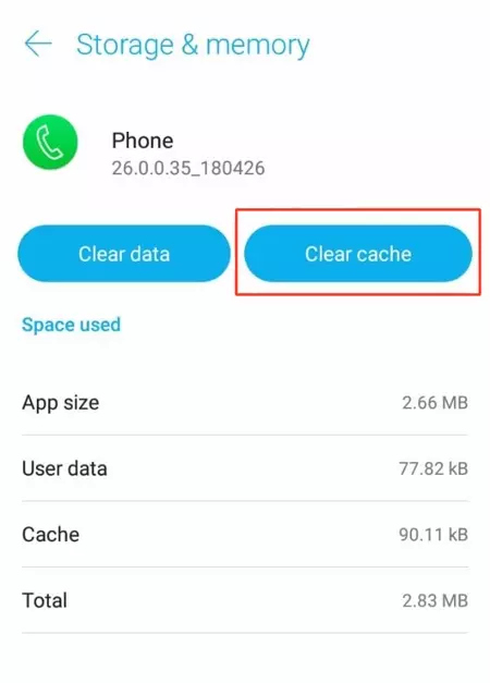 menghapus cache telepon untuk memperbaiki masalah sambungan atau kode mmi tidak valid