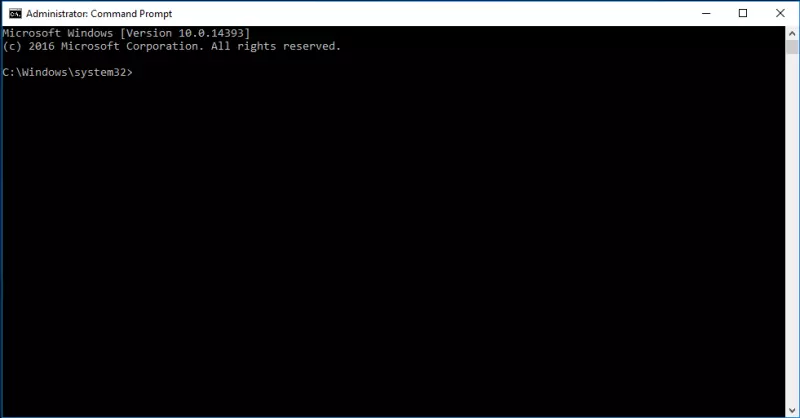 command prompt dalam mode administrator di windows 10