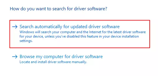 menu pencarian otomatis untuk driver touchpad