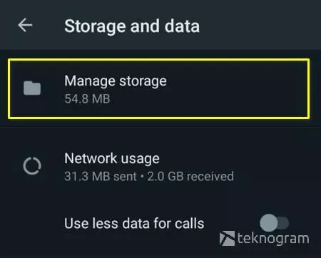manage storage wa