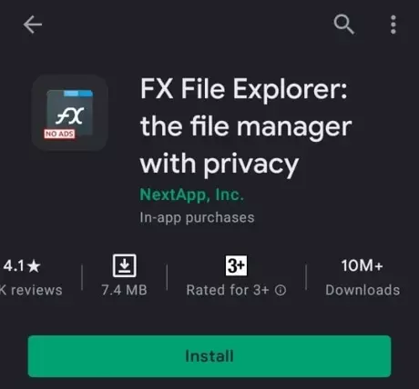 aplikasi fx file explorer di playstore