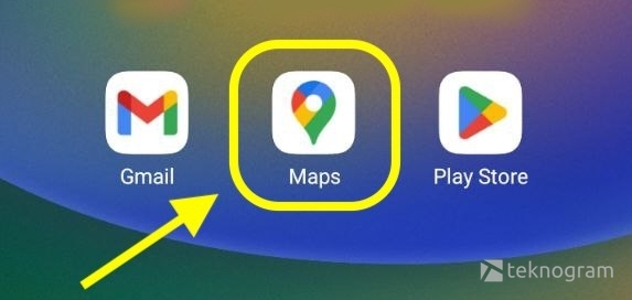 buka aplikasi maps