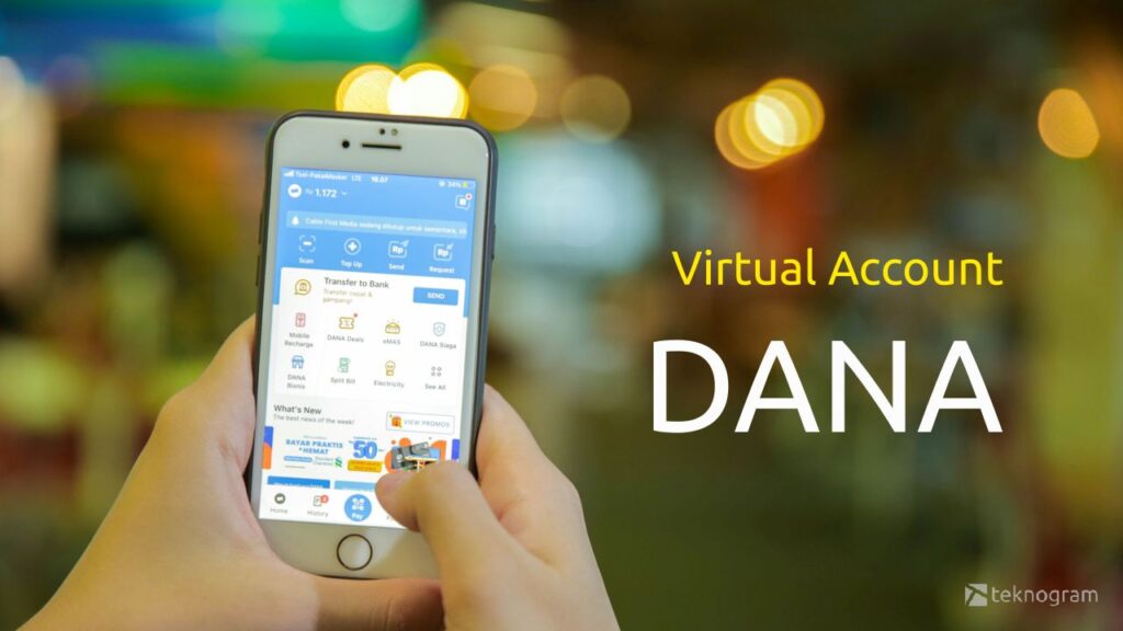 cara melihat virtual account dana
