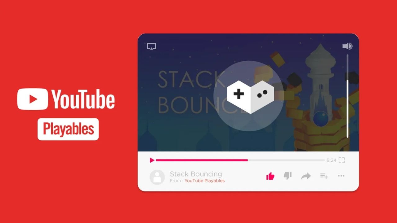 YouTube Kini Bisa Buat Main Games dengan Fitur Playables