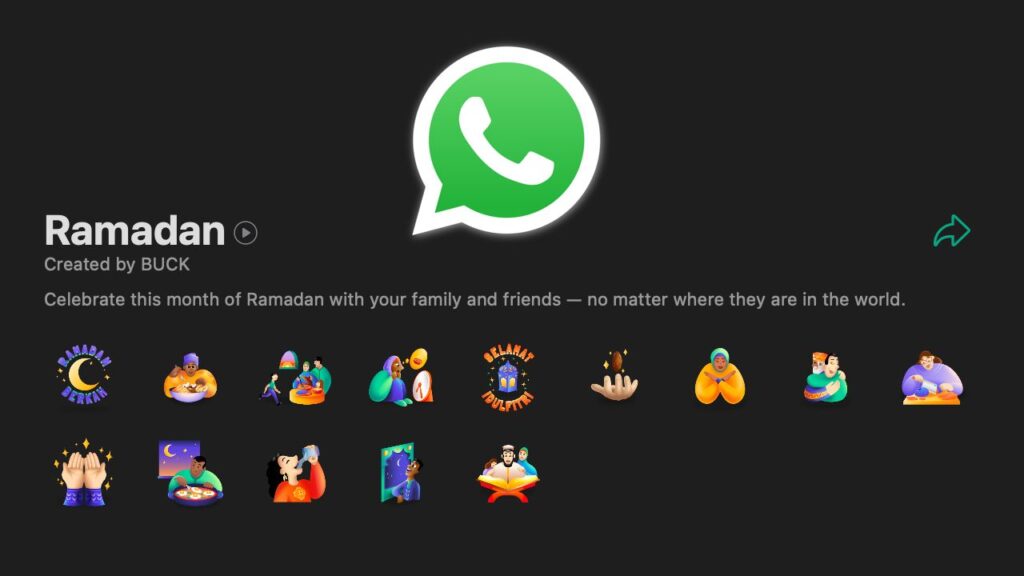 WhatsApp Rilis Stiker Khusus Ramadhan, Begini Cara Pakainya!